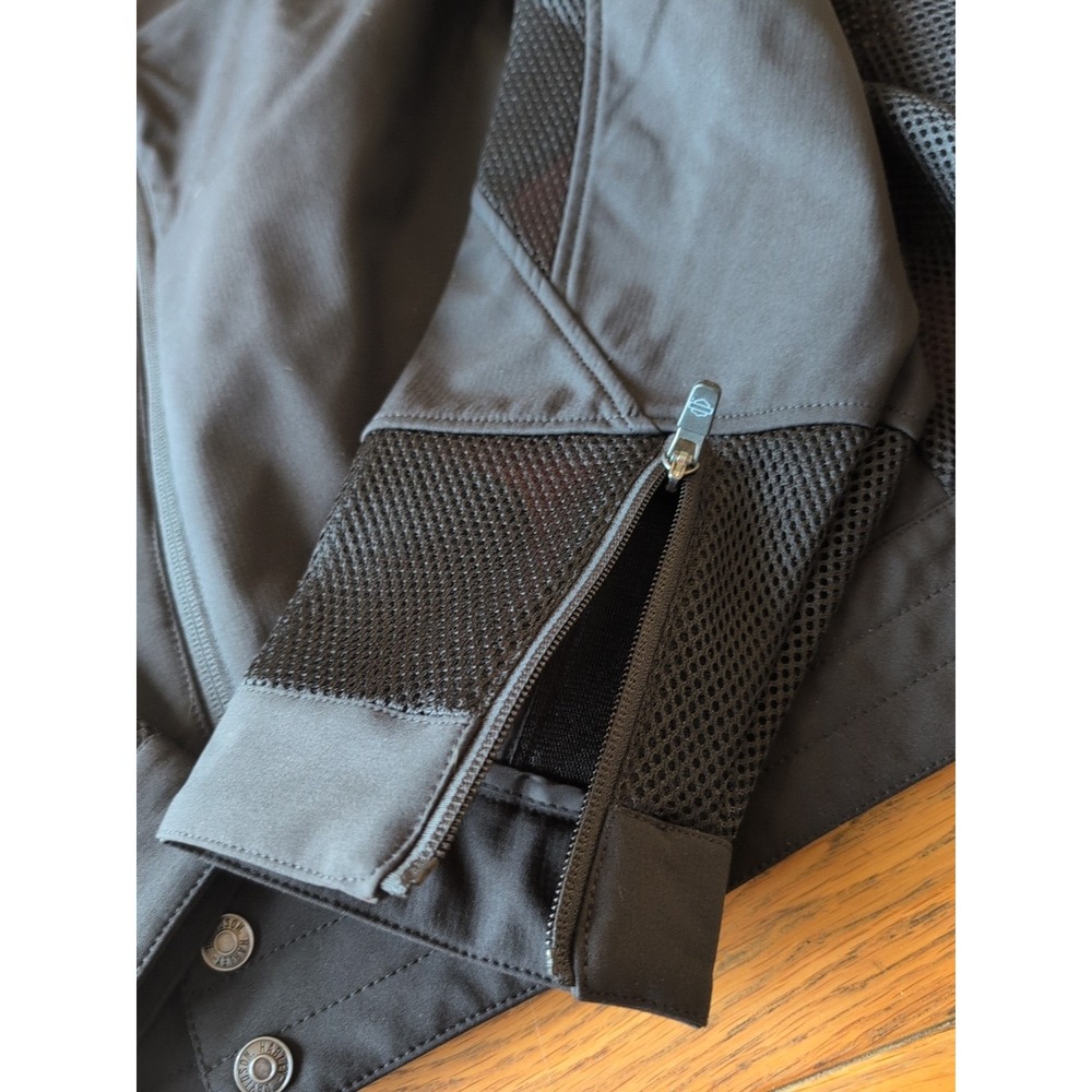 Harley-Davidson Mens Performace Soft Shell & Mesh Black Jacket Sz 2XLT NWOT - Picture 9 of 11